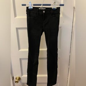 Abercrombie Kids Black Straight Jeans